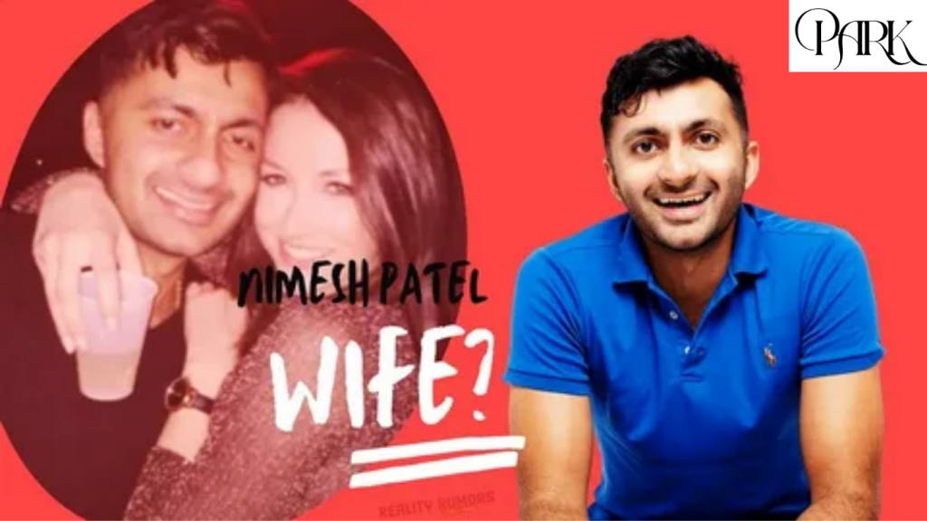 Nimesh Patel and his wife Amy Patel at an event