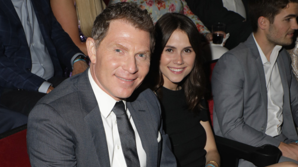 Bobby Flay’ with her daughter Sophie Flay at a red carpet premiere in 2026