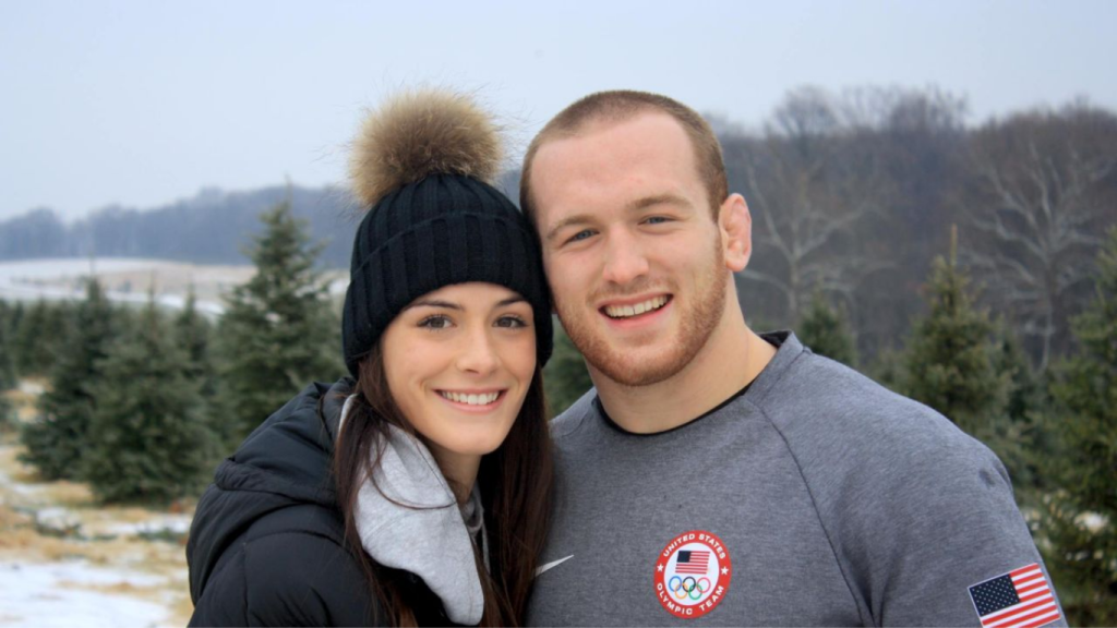 Kyle Snyder and wife Maddie Pack Snyder