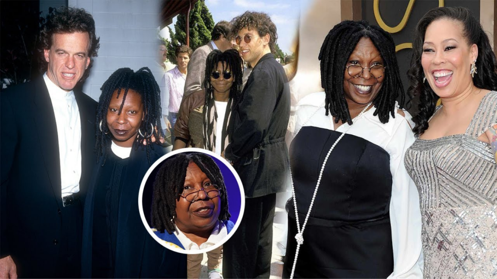 Lyle Trachtenberg and Whoopi Goldberg at their 1994 wedding ceremony