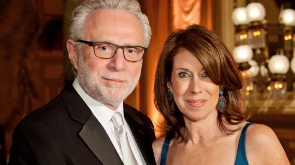 Lynn Greenfield and husband Wolf Blitzer attending a Washington D.C. gala in 2026
