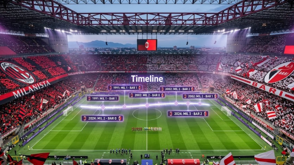 AC Milan vs SSC Bari Timeline