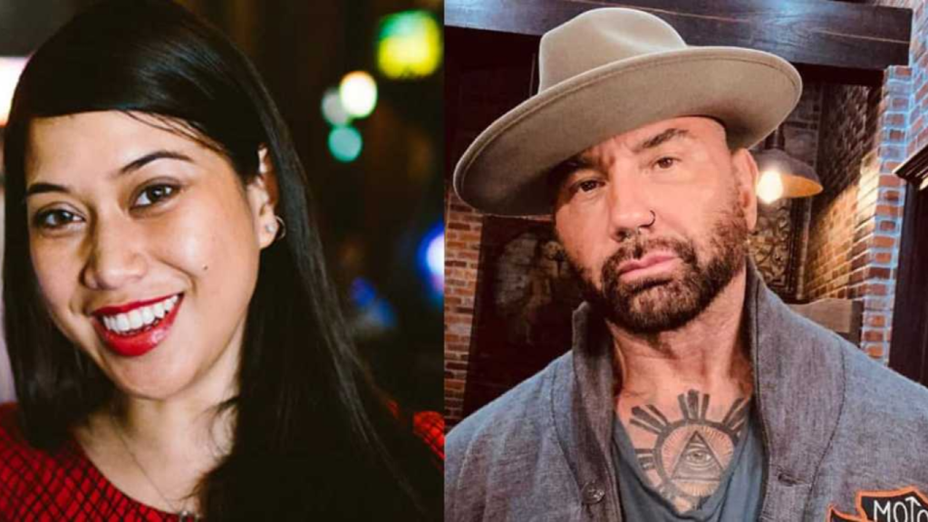 A rare public profile photo of Keilani Bautista, the eldest daughter of actor Dave Bautista.