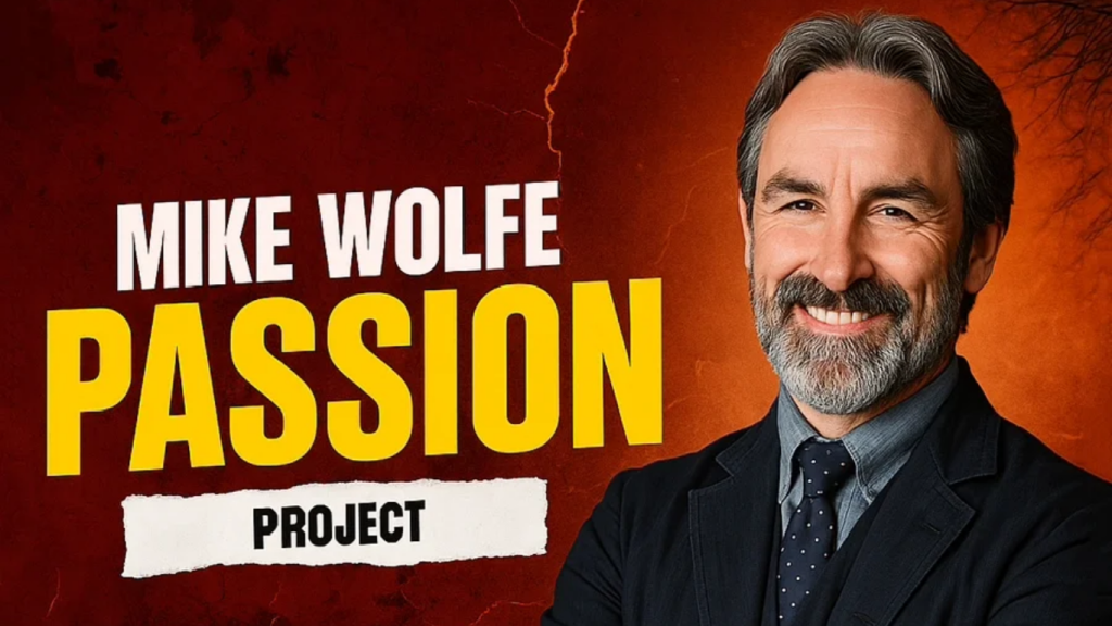 A restored historic Esso gas station in Columbia, Tennessee, part of the Mike Wolfe passion project.