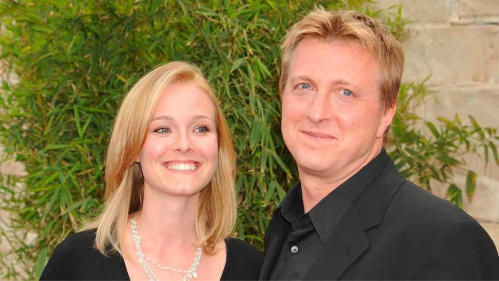 Stacie Zabka and husband William Zabka at a rare public event appearance.