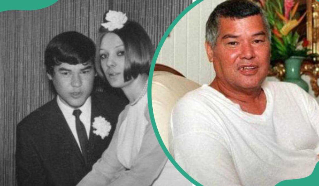 A vintage-style portrait of Samuel Nowlin Reeves Jr. during his youth in Hawaii, reflecting his diverse multicultural heritage.